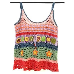 Lucky Brand Hand Knit Top